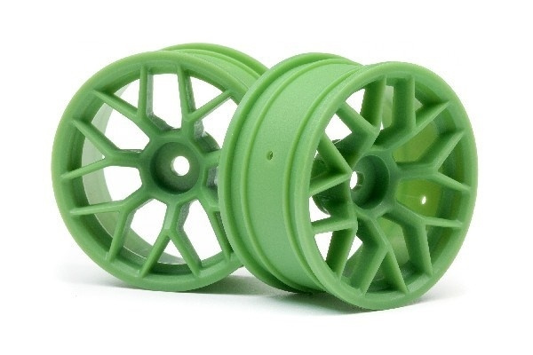 RTR Wheel 26Mm Green (6Mm Offset/2Pcs) i gruppen LEKER, BARN OG BABY / Radiostyrt / Reservedeler & Ekstra tilbehør / HPI / Felger / Onroad hos TP E-commerce Nordic AB (A02540)