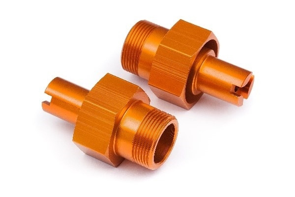 24Mm Hd Front Hex Hub (Orange/2Pcs) i gruppen LEKER, BARN OG BABY / Radiostyrt / Reservedeler & Ekstra tilbehør / HPI / Reservedeler & Tuning / Drivlinje hos TP E-commerce Nordic AB (A02546)