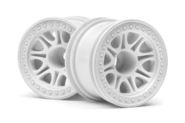 Split 8 Truck Wheel (White/2Pcs) i gruppen LEKER, BARN OG BABY / Radiostyrt / Reservedeler & Ekstra tilbehør / HPI / Felger / Offroad hos TP E-commerce Nordic AB (A02561)