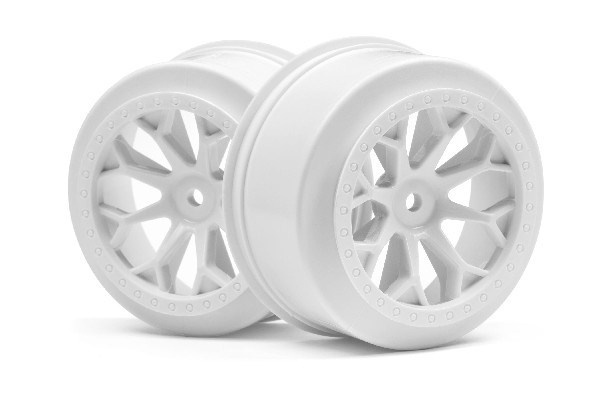 8-Shot Sc Wheel (White/2Pcs) i gruppen LEKER, BARN OG BABY / Radiostyrt / Reservedeler & Ekstra tilbehør / HPI / Felger / Offroad hos TP E-commerce Nordic AB (A02749)