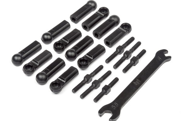 Turnbuckle Set (Sport 3) i gruppen LEKER, BARN OG BABY / Radiostyrt / Reservedeler & Ekstra tilbehør / HPI / Reservedeler & Tuning / Støtdempere hos TP E-commerce Nordic AB (A02828)