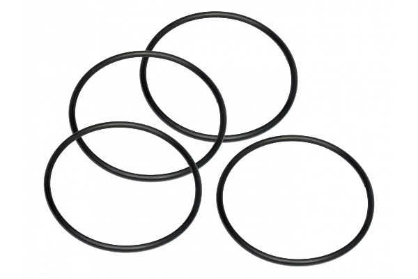 O-Ring (50X2.6Mm/Black/4Pcs) i gruppen LEKER, BARN OG BABY / Radiostyrt / Reservedeler & Ekstra tilbehør / HPI / Reservedeler & Tuning / Støtdempere hos TP E-commerce Nordic AB (A02941)