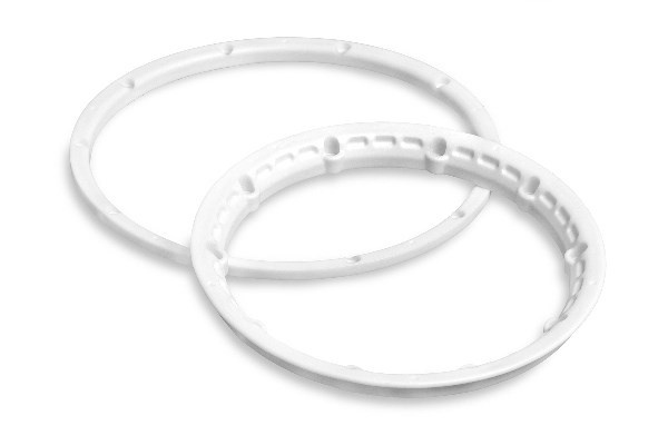 Heavy Duty Wheel Bead Lock Rings White/For 2 Whl i gruppen LEKER, BARN OG BABY / Radiostyrt / Reservedeler & Ekstra tilbehør / HPI / Felger / Offroad hos TP E-commerce Nordic AB (A03061)