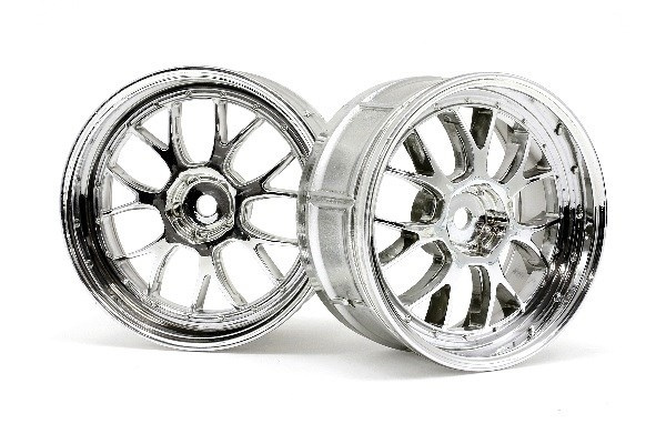 Lp29 Lm-R Wheel Chrome (2Pcs) i gruppen LEKER, BARN OG BABY / Radiostyrt / Reservedeler & Ekstra tilbehør / HPI / Felger / Onroad hos TP E-commerce Nordic AB (A03104)