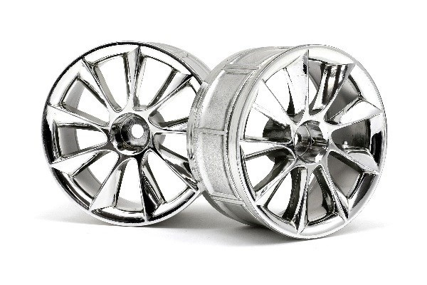 Lp29 Wheel Atg Rs8 Chrome (2Pcs) i gruppen LEKER, BARN OG BABY / Radiostyrt / Reservedeler & Ekstra tilbehør / HPI / Felger / Onroad hos TP E-commerce Nordic AB (A03107)