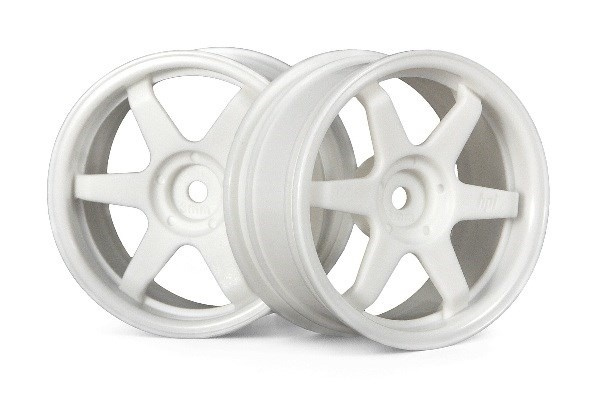 Te37 Wheel 26Mm White(3Mm Offset) i gruppen LEKER, BARN OG BABY / Radiostyrt / Reservedeler & Ekstra tilbehør / HPI / Felger / Onroad hos TP E-commerce Nordic AB (A03140)