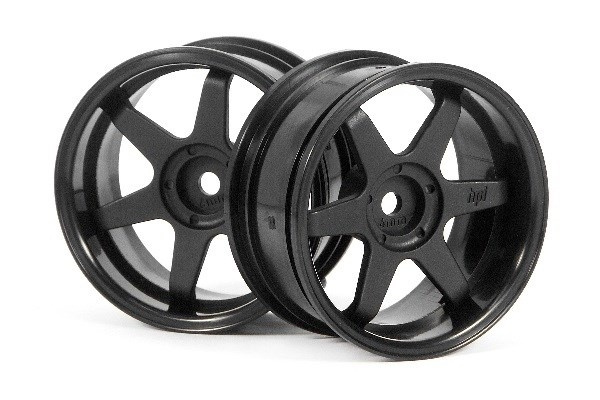 Te37 Wheel 26Mm Black (6Mm Offset) i gruppen LEKER, BARN OG BABY / Radiostyrt / Reservedeler & Ekstra tilbehør / HPI / Felger / Onroad hos TP E-commerce Nordic AB (A03154)