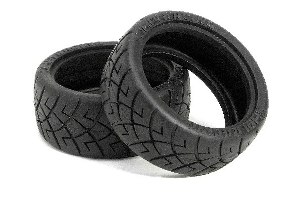 X Pattern Radial Tire 26Mm D Compound i gruppen LEKER, BARN OG BABY / Radiostyrt / Reservedeler & Ekstra tilbehør / HPI / Dekk / Onroad hos TP E-commerce Nordic AB (A03202)