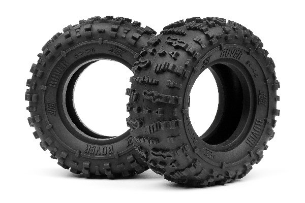 Rover 1.9 Tire (Red/Rock Crawler/2Pcs) i gruppen LEKER, BARN OG BABY / Radiostyrt / Reservedeler & Ekstra tilbehør / HPI / Dekk / Offroad hos TP E-commerce Nordic AB (A03360)