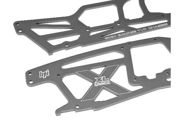 Main Chassis Set (Savage Xl/Gray) i gruppen LEKER, BARN OG BABY / Radiostyrt / Reservedeler & Ekstra tilbehør / HPI / Reservedeler & Tuning / Chassideler hos TP E-commerce Nordic AB (A03469)