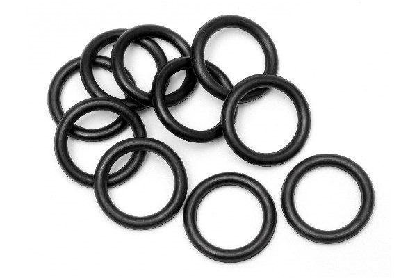 O-Ring P10 (10X2Mm/Black/10Pcs) i gruppen LEKER, BARN OG BABY / Radiostyrt / Reservedeler & Ekstra tilbehør / HPI / Reservedeler & Tuning / Støtdempere hos TP E-commerce Nordic AB (A03497)