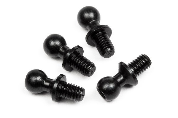 Ball Stud 4.3X9Mm (2Mm Socket/4Pcs) i gruppen LEKER, BARN OG BABY / Radiostyrt / Reservedeler & Ekstra tilbehør / HPI / Skruer/Fester / Ball Bearing hos TP E-commerce Nordic AB (A03788)