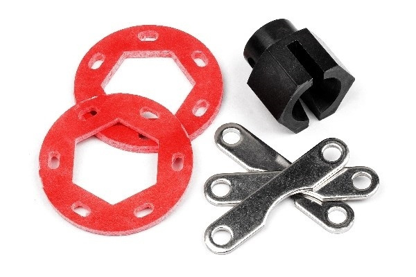 Fiberglass Dual Disk Brake Conversion Kit i gruppen LEKER, BARN OG BABY / Radiostyrt / Reservedeler & Ekstra tilbehør / HPI / Reservedeler & Tuning / Drivlinje hos TP E-commerce Nordic AB (A04060)