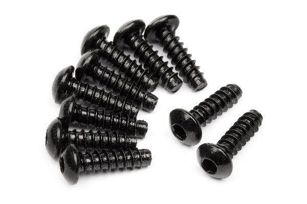 Tp. Button Head Screw M3X10Mm (Hex Socket/10Pcs) i gruppen LEKER, BARN OG BABY / Radiostyrt / Reservedeler & Ekstra tilbehør / HPI / Skruer/Fester / Skruer hos TP E-commerce Nordic AB (A04218)