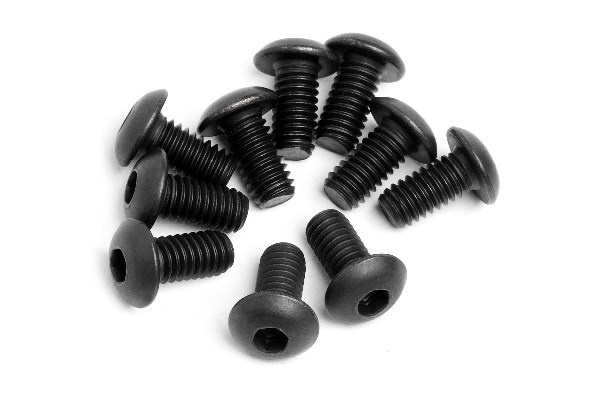 Button Head Screw M4X8Mm (10Pcs) i gruppen LEKER, BARN OG BABY / Radiostyrt / Reservedeler & Ekstra tilbehør / HPI / Skruer/Fester / Skruer hos TP E-commerce Nordic AB (A04233)