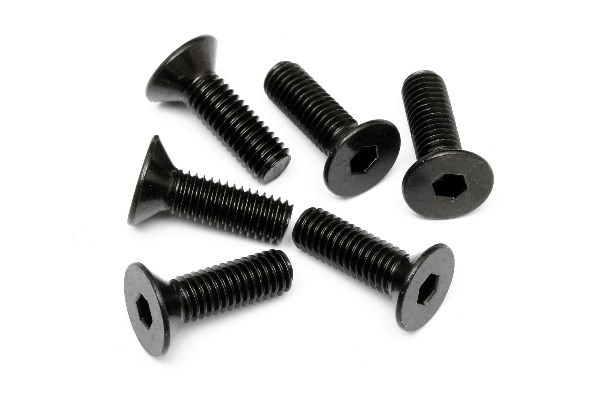 Flat Head Screw M5X16Mm (Hex Socket/6Pcs) i gruppen LEKER, BARN OG BABY / Radiostyrt / Reservedeler & Ekstra tilbehør / HPI / Skruer/Fester / Skruer hos TP E-commerce Nordic AB (A04246)