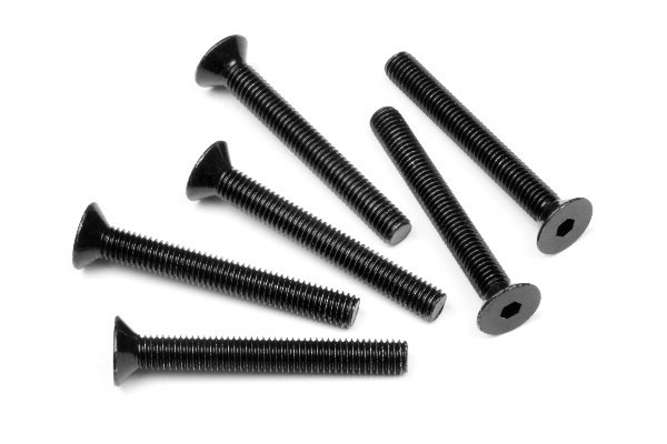 Flat Head Screw M5X40Mm (Hex Socket/6Pcs) i gruppen LEKER, BARN OG BABY / Radiostyrt / Reservedeler & Ekstra tilbehør / HPI / Skruer/Fester / Skruer hos TP E-commerce Nordic AB (A04249)