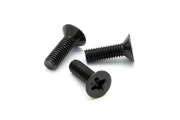 Flat Head Screw M3 X 10Mm (6Pcs) i gruppen LEKER, BARN OG BABY / Radiostyrt / Reservedeler & Ekstra tilbehør / HPI / Skruer/Fester / Skruer hos TP E-commerce Nordic AB (A04428)