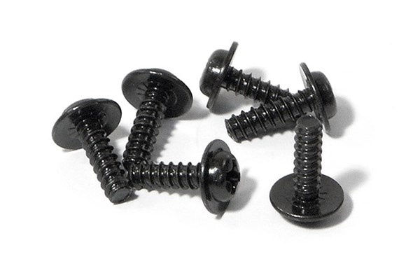 Tp. Flanged Screw M3X10Mm (6Pcs) i gruppen LEKER, BARN OG BABY / Radiostyrt / Reservedeler & Ekstra tilbehør / HPI / Skruer/Fester / Skruer hos TP E-commerce Nordic AB (A04447)