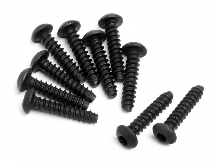 TP. Button Head Screw M3x14mm (10pcs) i gruppen LEKER, BARN OG BABY / Radiostyrt / Reservedeler & Ekstra tilbehør / HPI / Skruer/Fester / Skruer hos TP E-commerce Nordic AB (A04591)