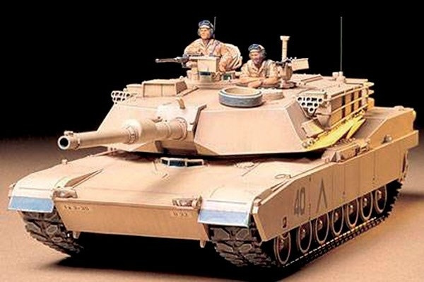 Tamiya 1/35 U S M1A1 ABRAMS 120MM DS i gruppen SPORT, FRITID & HOBBY / Hobby / Plastmodeller / Militære kjøretøy (land) hos TP E-commerce Nordic AB (A06281)