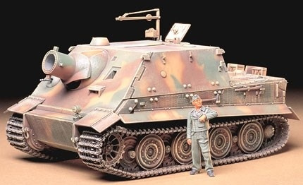 Tamiya 1/35 STURMTIGER M/INTERIØR i gruppen SPORT, FRITID & HOBBY / Hobby / Plastmodeller / Militære kjøretøy (land) hos TP E-commerce Nordic AB (A06292)