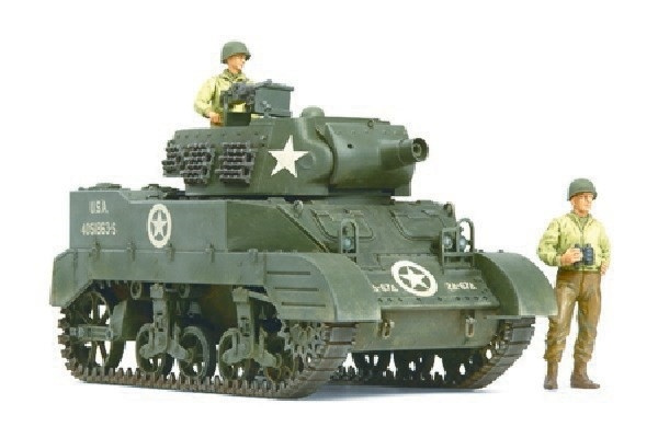 Tamiya 1/35 M8 Carriage w/3 figures i gruppen SPORT, FRITID & HOBBY / Hobby / Plastmodeller / Militære kjøretøy (land) hos TP E-commerce Nordic AB (A06402)