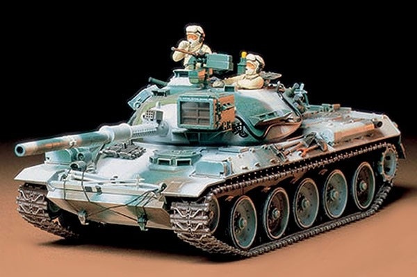 Tamiya 1/35 74 Tank Winter Version i gruppen SPORT, FRITID & HOBBY / Hobby / Plastmodeller / Militære kjøretøy (land) hos TP E-commerce Nordic AB (A06522)