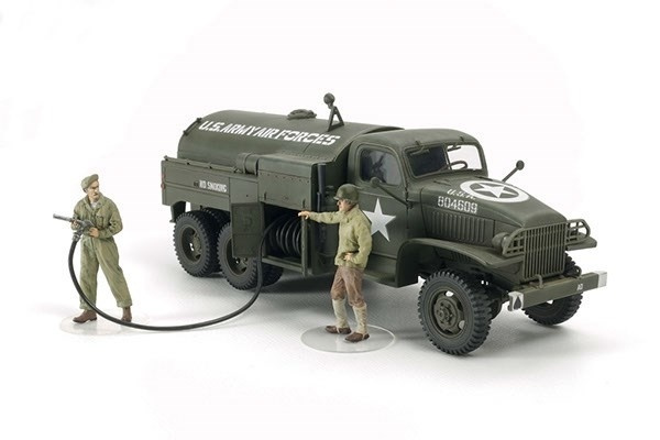 Tamiya 1/48 US 2.5t 6x6 Fuel Truck i gruppen SPORT, FRITID & HOBBY / Hobby / Plastmodeller / Militære kjøretøy (land) hos TP E-commerce Nordic AB (A06530)