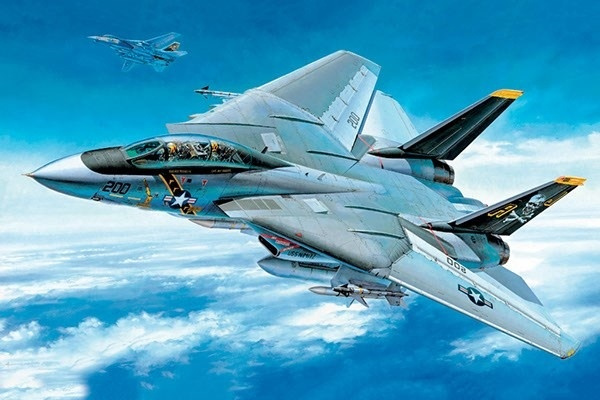 Tamiya 1/48 Grumman F-14A Tomcat i gruppen SPORT, FRITID & HOBBY / Hobby / Plastmodeller / Fly & Helikoptre hos TP E-commerce Nordic AB (A06618)