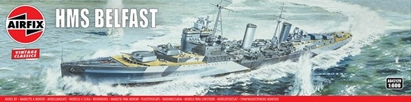 Airfix HMS Belfast i gruppen SPORT, FRITID & HOBBY / Hobby / Plastmodeller / Skip hos TP E-commerce Nordic AB (A06815)