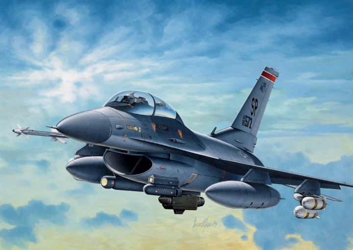 Italeri 1:72 F-16C/D NIGHT FALCON i gruppen SPORT, FRITID & HOBBY / Hobby / Plastmodeller / Fly & Helikoptre hos TP E-commerce Nordic AB (A07042)