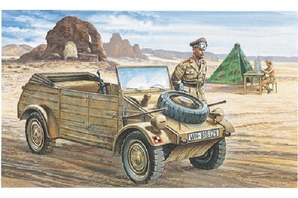 Italeri 1:35 VW Typ 82 KUBELWAGEN i gruppen SPORT, FRITID & HOBBY / Hobby / Plastmodeller / Militære kjøretøy (land) hos TP E-commerce Nordic AB (A07058)