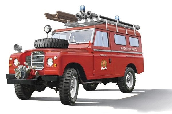 Italeri 1:24 Land Rover Fire Truck i gruppen SPORT, FRITID & HOBBY / Hobby / Plastmodeller / Biler hos TP E-commerce Nordic AB (A07232)