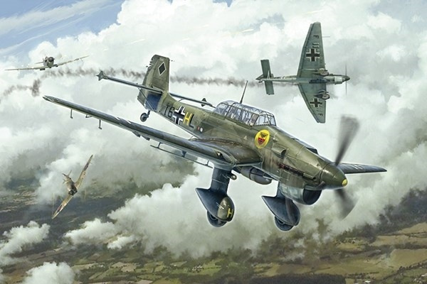 Italeri 1:48 Junkers JU-87B Stuka i gruppen SPORT, FRITID & HOBBY / Hobby / Plastmodeller / Fly & Helikoptre hos TP E-commerce Nordic AB (A07306)