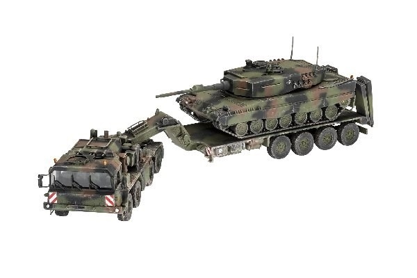 Revell 1:72 SLT 50-3 \'Elephant\' + Leopard 2A4 i gruppen SPORT, FRITID & HOBBY / Hobby / Plastmodeller / Militære kjøretøy (land) hos TP E-commerce Nordic AB (A07553)