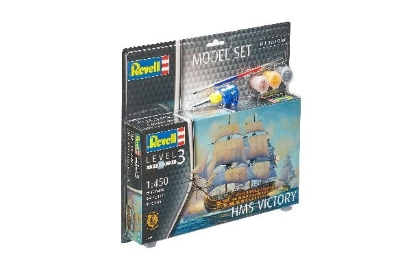 Revell Model Set HMS Victory i gruppen SPORT, FRITID & HOBBY / Hobby / Plastmodeller / Startsett/Gavesett hos TP E-commerce Nordic AB (A08142)