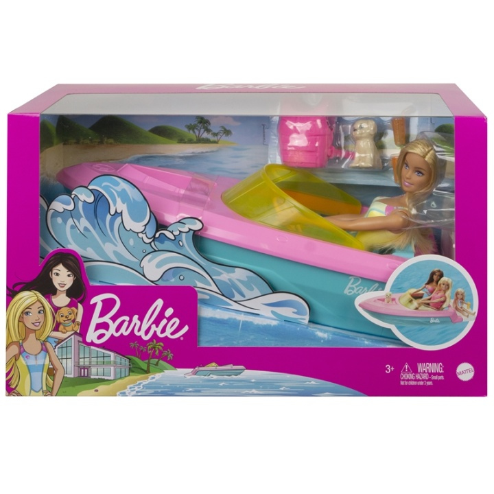 Barbie Doll and Boat i gruppen LEKER, BARN OG BABY / Leker / Dukker & tilbehør hos TP E-commerce Nordic AB (A08333)