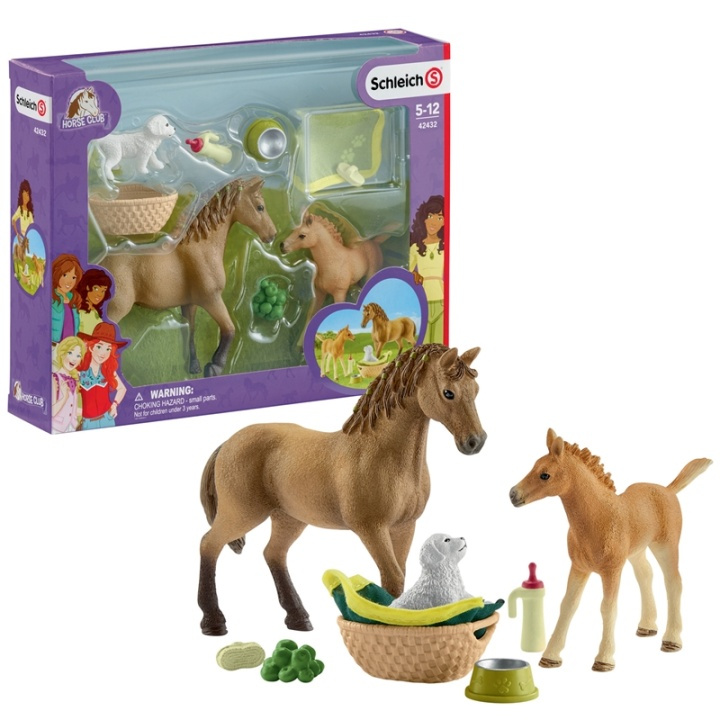 Schleich Horse Club Sarahs dyreunge i gruppen LEKER, BARN OG BABY / Leker / Figurer, miniatyrer og tilbehør hos TP E-commerce Nordic AB (A08635)