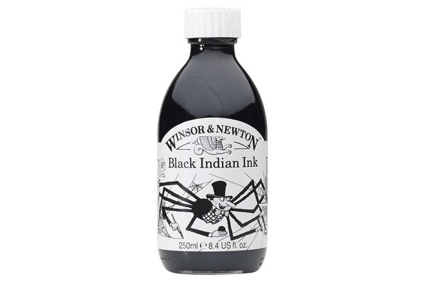 Drawing Ink 030 Black Indian ink, 250 ml i gruppen SPORT, FRITID & HOBBY / Hobby / Male & Tegne / Kunstnerfarger / Blekk hos TP E-commerce Nordic AB (A08950)