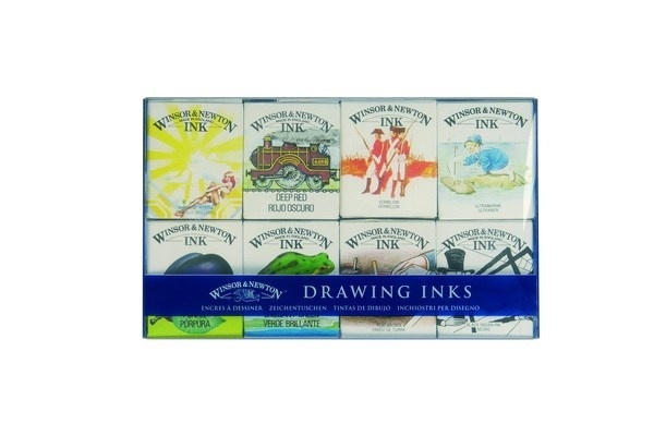 Drawing Ink William Collection 8x14 ml i gruppen SPORT, FRITID & HOBBY / Hobby / Male & Tegne / Kunstnerfarger / Blekk hos TP E-commerce Nordic AB (A08955)