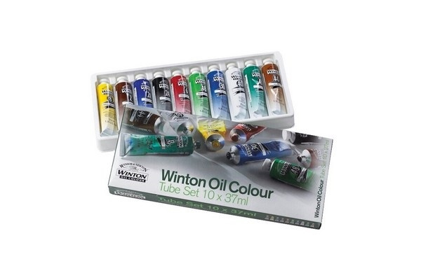 Winton Oil Color Tubset 10x37ml i gruppen SPORT, FRITID & HOBBY / Hobby / Male & Tegne / Kunstnerfarger / Oljefarger hos TP E-commerce Nordic AB (A08964)