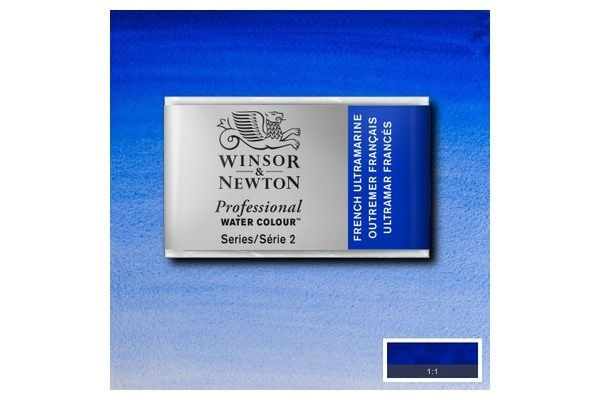 Prof Water Colour Pan/W French Ultramarine 263 i gruppen SPORT, FRITID & HOBBY / Hobby / Male & Tegne / Kunstnerfarger / Akvarellfarger hos TP E-commerce Nordic AB (A09111)