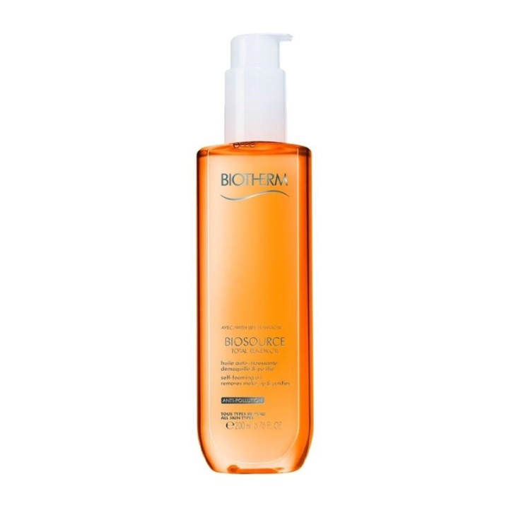 Biotherm Total Renew Oil Biosource Self-foaming Oil 200ml i gruppen HELSE OG SKJØNNHET / Hudpleie / Ansikt / Rengjøring hos TP E-commerce Nordic AB (A10505)