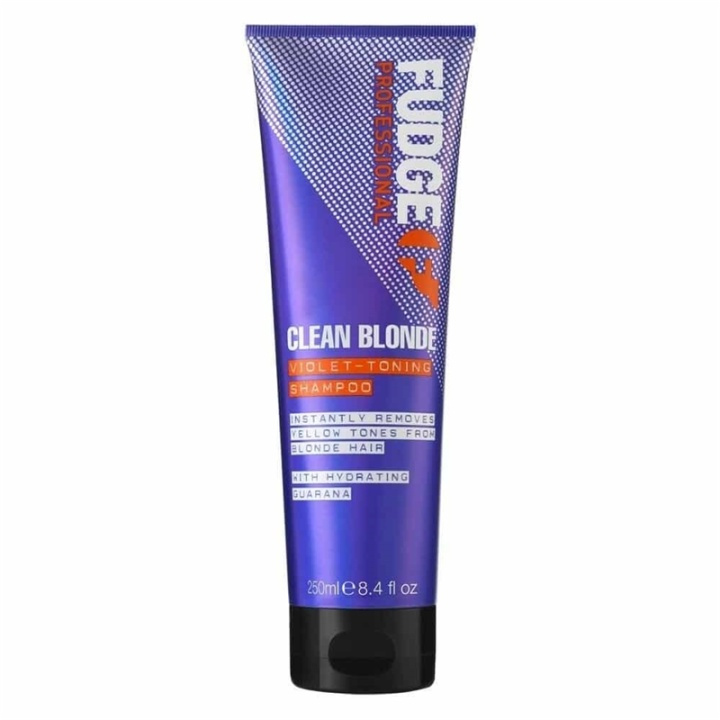 Fudge Clean Blonde Violet Toning Shampoo 250ml i gruppen HELSE OG SKJØNNHET / Hår & styling / Hårpleie / Hårfarge / Sølv sjampo hos TP E-commerce Nordic AB (A10920)