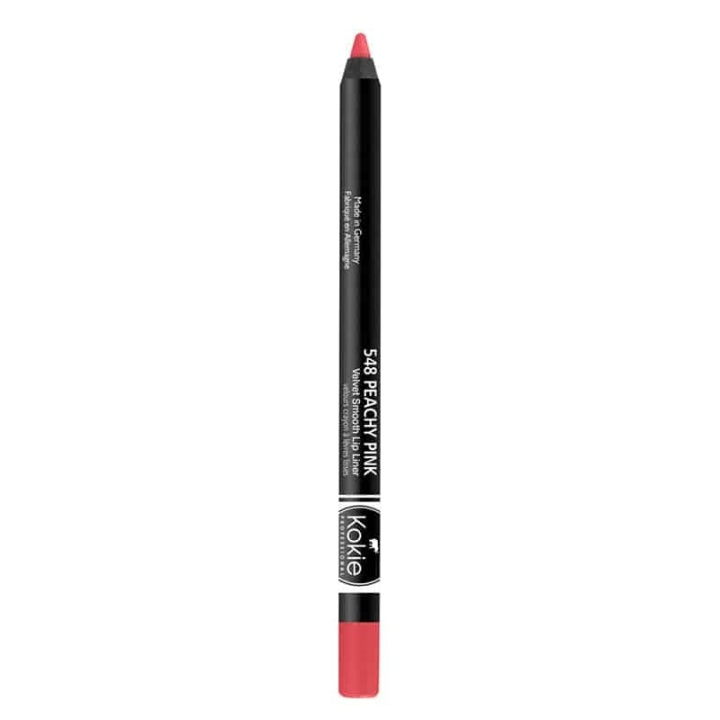 Kokie Velvet Smooth Lip Liner - Ferskenrosa i gruppen HELSE OG SKJØNNHET / Makeup / Lepper / Leppepenn hos TP E-commerce Nordic AB (A11570)