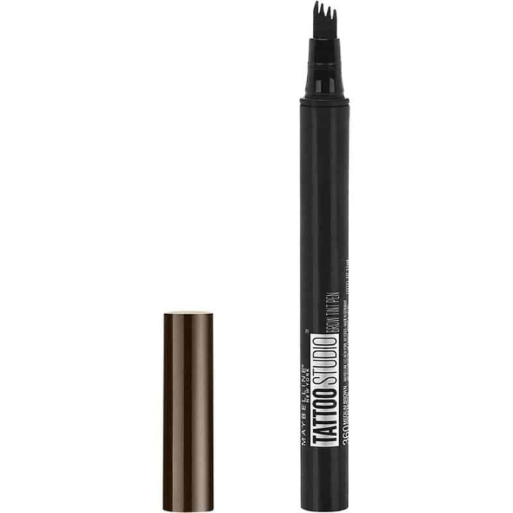 Maybelline Tattoo Brow Micro Pen Tint - 130 Deep Brown i gruppen HELSE OG SKJØNNHET / Makeup / Øyne og øyebryn / Øyenbrynspenn hos TP E-commerce Nordic AB (A12149)