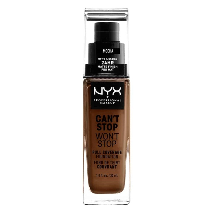 NYX PROF. MAKEUP Cant Stop Wont Stop Foundation - Mocha i gruppen HELSE OG SKJØNNHET / Makeup / Makeup ansikt / Foundation hos TP E-commerce Nordic AB (A12423)