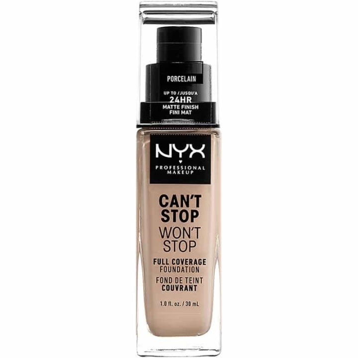 NYX PROF. MAKEUP Cant Stop Wont Stop Foundation - Porcelain i gruppen HELSE OG SKJØNNHET / Makeup / Makeup ansikt / Foundation hos TP E-commerce Nordic AB (A12425)