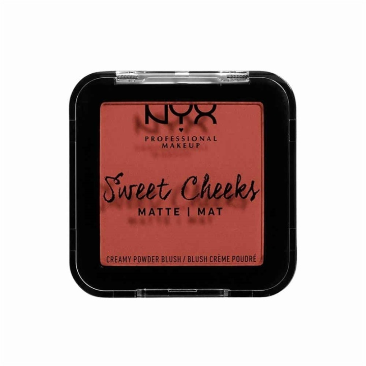 NYX PROF. MAKEUP Sweet Cheeks Creamy Matte Powder Blush - Summer Breeze i gruppen HELSE OG SKJØNNHET / Makeup / Makeup ansikt / Rouge / Bronzer hos TP E-commerce Nordic AB (A12585)